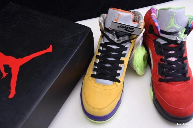1st Kicks Shoes CZ5725-700 The Retro What Jordan 5 0701